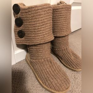 Ugg knit boots.